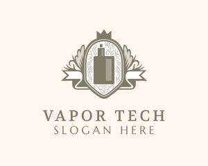 Vapor - Premium Baroque Vape logo design