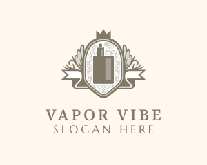 Premium Baroque Vape logo design