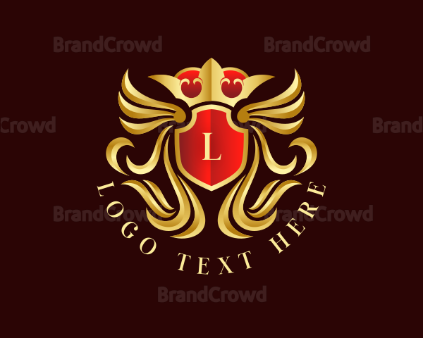 Luxury Crown Crest Logo