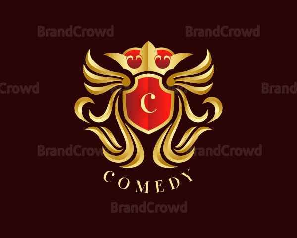 Luxury Crown Crest Logo