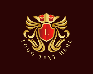 King - Luxury Crown Crest logo design