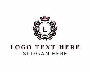 Badge - Crown Royal Shield logo design