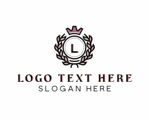 College - Crown Royal Shield logo design