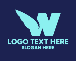Letter W - Eagle Letter W logo design