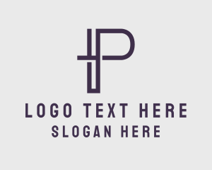 Blog - Generic Studio Letter P logo design