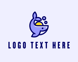 Violet - Sperm Whale Aquapark logo design