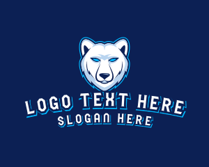 Streaming - Wild Polar Bear logo design