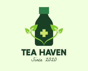 Natural Medicine Bottle  logo design