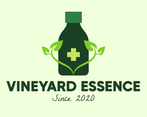 Natural Medicine Bottle  logo design