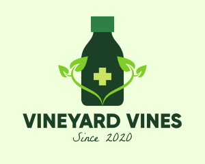 Natural Medicine Bottle  logo design