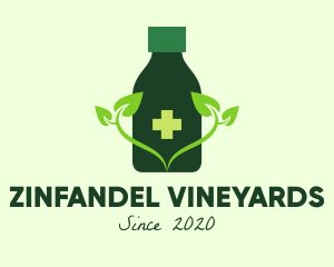 Natural Medicine Bottle  logo design