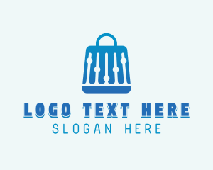 Pet  Shop - Shopping Bag Sale logo design