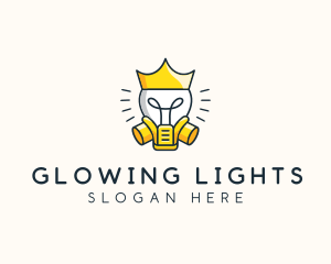 Royal Light Bulb logo design