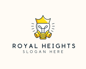 Royal Light Bulb logo design