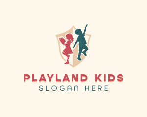 Kindergarten Kids School logo design