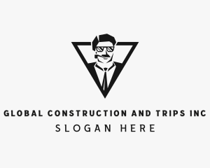 Gentleman Smoking Pipe Logo