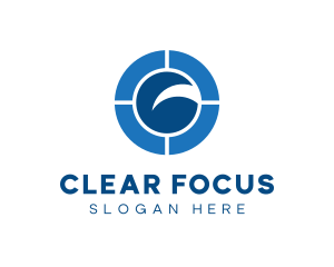 Focus - Abstract Swoosh Symbol logo design