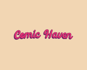 Comics - Quirky Retro Feminine logo design