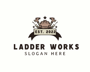 Construction Tool Banner logo design