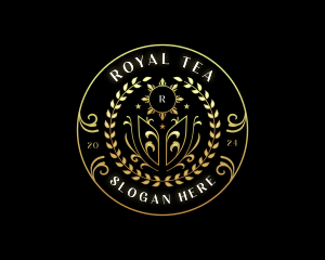 Royal Wreath Sun logo design