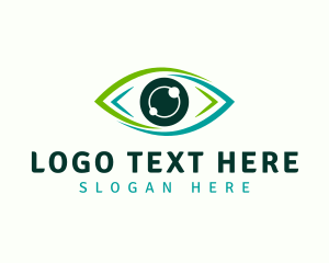 Surveillance - Eye Optic Vision logo design