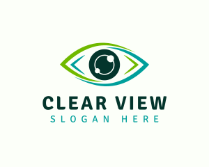 Vision - Eye Optic Vision logo design