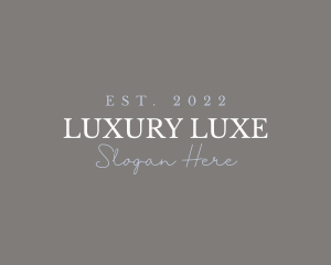 Luxury Beauty Business logo design