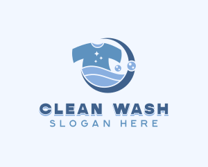 Washing - Wash Shirt Laundry logo design