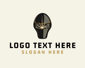 Industry - Metal Welder Mask logo design