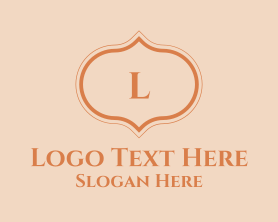 Serif - Brown Premium Hotel Letter logo design