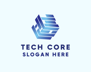 Cyber Tech Cube logo design