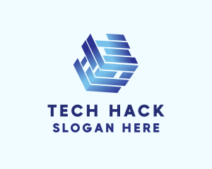 Cyber Tech Cube logo design