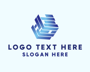 Hex - Cyber Tech Cube logo design