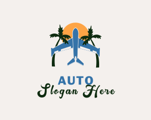 Airlines - Airplane Summer Vacation logo design