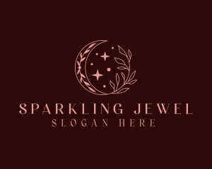 Floral Moon Jeweler logo design