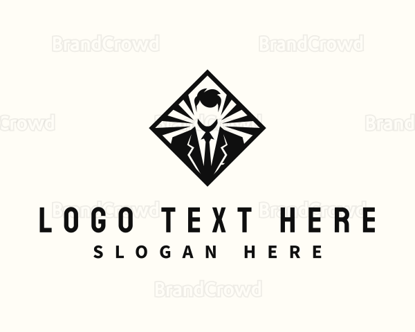 Professional Executive Male Logo