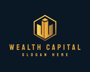 Premium Real Estate Building logo design