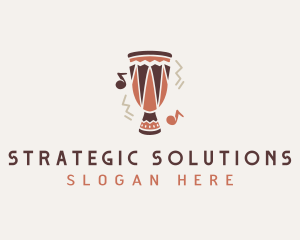 Beat - Ethnic Drum Instrument logo design