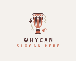 Instrument - Ethnic Drum Instrument logo design