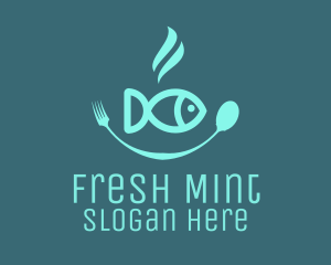 Mint - Fish Bowl Seafood Restaurant logo design