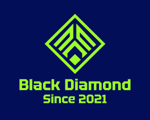 Neon Gaming Diamond  logo design