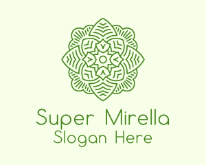 Minimalist Monstera Leaf Logo