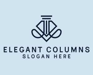 Column Construction Company logo design