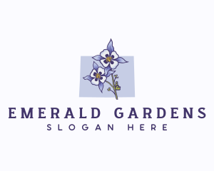 Colorado Columbine Gardening logo design