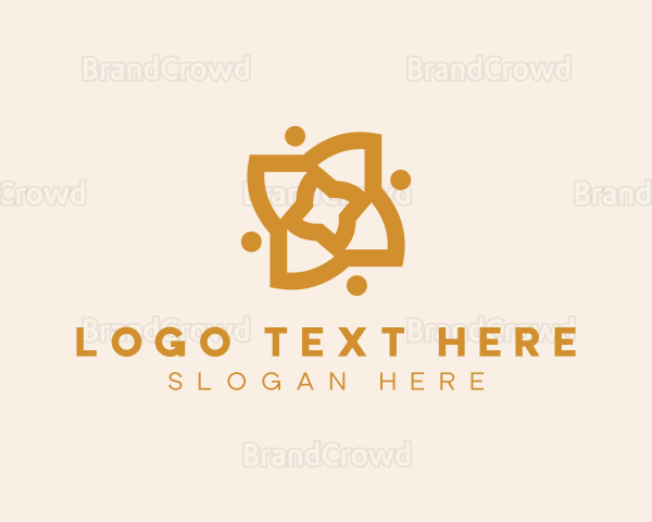 Golden Flower Decor Logo