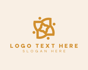 Golden Flower Decor Logo