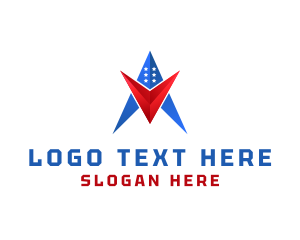 Politics - Modern Patriotic Brand logo design