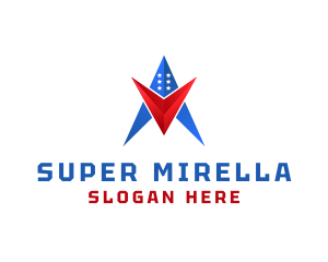 Multimedia - Modern Patriotic Brand logo design