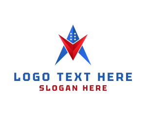 Advertising - Modern Patriotic Brand logo design