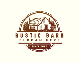 Barn - Countryside Farm Barn logo design